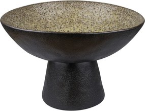 Черна/бежова глинена купа ø 31,5 cm By Hand – Mette Ditmer Denmark