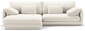 Бял ъглов диван (ляв ъгъл) Torino – Micadoni Home