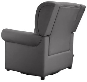 Сиво кадифено люлеещо се кресло Lillyse – Støraa