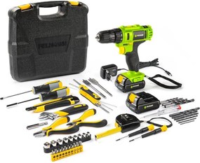 Fieldmann - акумулаторна бормашина с аксесоари 12V 1300 mAh