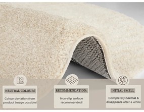 Кремавобял килим, ø 160 cm Norwalk Fergus - Mint Rugs