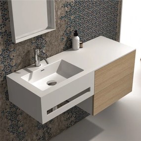 Конзолен шкаф от камък ICP 10083L, Inter Ceramic, 100x46x50см