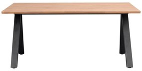 Сгъваема маса за хранене с дъбов плот 170x100 cm Carradale - Rowico