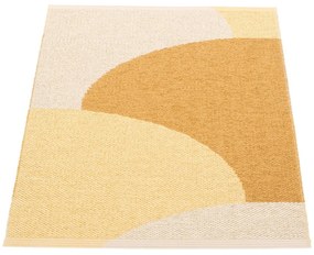 Килим за открито и закрито в цвят жълта охра 70x90 cm Hill Ochre Pale Yellow – Pappelina