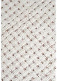 Ръчно изработен вълнен килим подходящ за пране в цвят слонова кост 140x200 cm Unexpected Wool – Lorena Canals