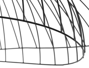 Интелигентна таванна лампа черна 60 см с WiFi G95 - Pua