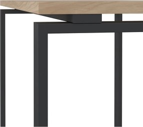 Работна маса с дъбов плот 60x120 cm Sign - Tvilum