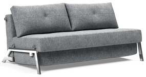 Сив разтегателен диван Chrome Twist Granite, 100 x 167 cm Cubed - Innovation