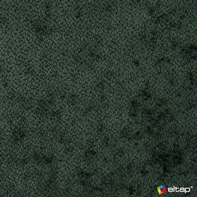 Зелен разтегателен ъглов диван с място за съхранение от букле (ляв ъгъл) Felro – ELTAP