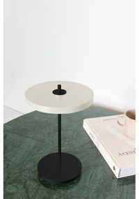 Черно-бяла метална LED настолна лампа с метален абажур (височина 31 cm) Asteria Move – UMAGE