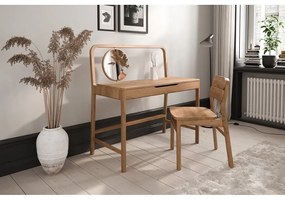 Тоалетка от масивен дъб 57x110 cm Twig – The Beds