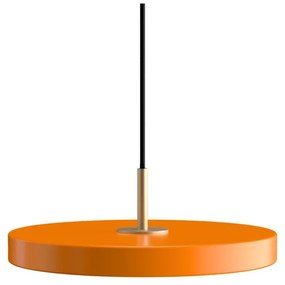 Оранжево LED висящо осветително тяло с метален абажур ø 31 cm Asteria Mini – UMAGE
