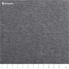 Сиво боксспринг легло с място за съхранение 180x200 cm Messina – Meise Möbel