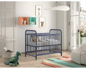 Синьо метално легло 60x120 cm BRONXX - Vipack