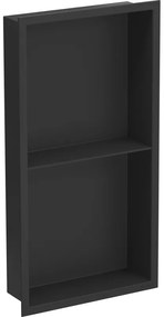 Mexen X-Wall-R вградена рафтова система с облицовка и рафт 60 x 30 см, черен - 1970603010S