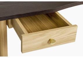 Работна маса от декор от дъб 70x140 cm Nice – Woodman