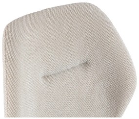 Кремави тапицирани трапезни столове в комплект 4 бр. Ansu – Marckeric