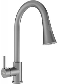 Mexen Elia кухненски смесител, сив - 670101-61