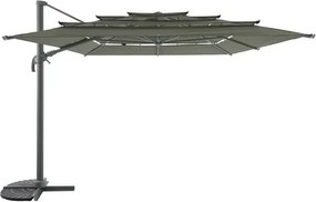 Градински чадър със странична стойка Hesperide Melhia Multi, Накланящ се - Лаврово зелено