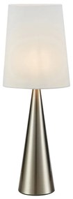 Настолна лампа в бяло и сребристо (височина 64 см) Conus - Markslöjd