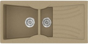 Мивка Sanitec 329-Metallic Cream