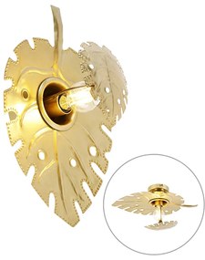 Дизайнерски стенен аплик антично злато - Carballo