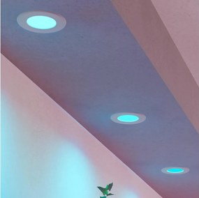 Eglo 901429 SADA 3xLED RGBW St.ko.pod.sví. FUEVA-Z LED/2,8W/230V 8,8cm IP44 бяло