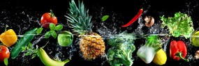 Картина на платно – Органични плодове и зеленчуци