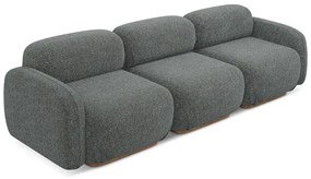 Сив модулен диван 270 cm Ailani – Makamii