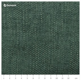 Зелен сгъваем/с място за съхранение ъглов диван (ляв ъгъл/L форма) Fuji – Bobochic Paris