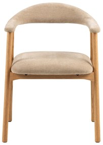 Бежов/естествен трапезен стол Addi – Actona