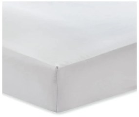 Класически сив чаршаф от памучен сатен, 135 x 190 cm - Bianca