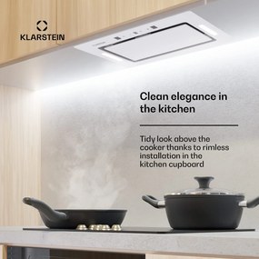Klarstein Hektor Eco, абсорбатор, 52 cm, 466 m³/h, сензорно управление, стъкло