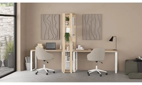 Работна маса с дъбов плот 60x150 cm Sign - Tvilum