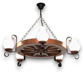 Brilagi - Пендел ROATA 5xE14/40W/230V бук/орех