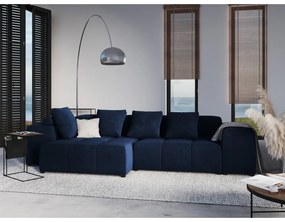 Синя кадифена облегалка за модулен диван Rome Velvet - Cosmopolitan Design