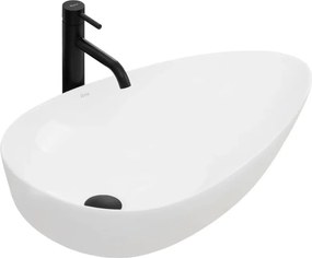 REA-U8537 - Мивка за плот GRETA 40x65,5 cm керамика/бял гланц