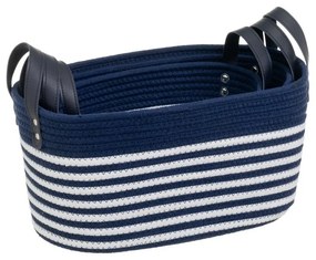 Текстилни кошници в комплект от 3 бр. 38x22x20 cm – Casa Selección