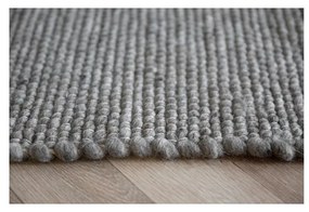 Сив вълнен килим 400x300 cm Auckland - Rowico