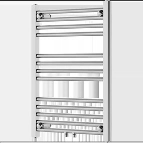 Mexen Mars радиатор за баня 700 x 500 мм, 224 W, хром - W110-0700-500-00-01