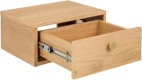 Нощно шкафче от декор от дъб в светло естествен цвят Monfort – Actona