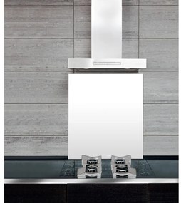 Стъклен протектор за стена зад печка в бял цвят , 70 x 60 cm - Wenko