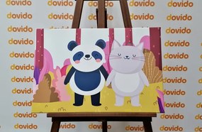 Картина на платно – Животни в гората