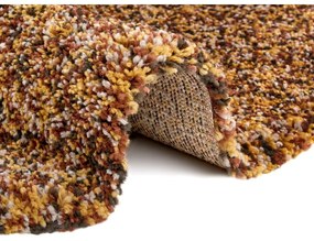 Кръгъл килим в бронзов цвят ø 120 cm Shag - Hanse Home