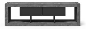 Сиво-черна маса за телевизор от бетон 175x52 cm Nara - TemaHome