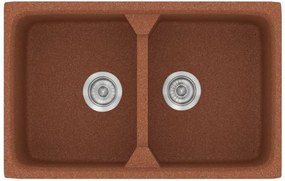 Мивка Sanitec 318-Granite Terracotta