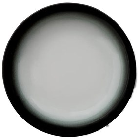 Gural Porselen - Marmaris White/Black Дълбока чиния 20cm. (NBNEO20CK63SYH)