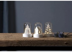 Комплект от 3 LED светлинни декорации, височина 8,5 см Kupol - Star Trading