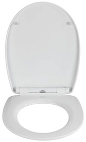 Черна тоалетна седалка от неръждаема стомана Elephant - Wenko