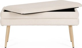 Бяла подплатена пейка Olga – Bizzotto